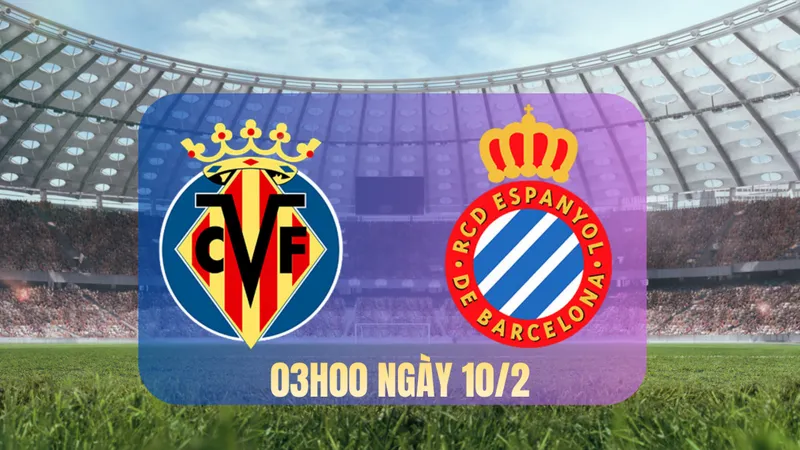 Cầu thủ Villarreal và Espanyol tranh chấp quả bóng trên sân